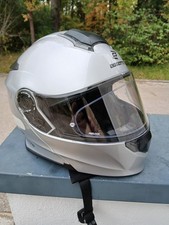 Gebrauchter Bogotto V271 Motorrad Klapphelm Silber Größe XXL