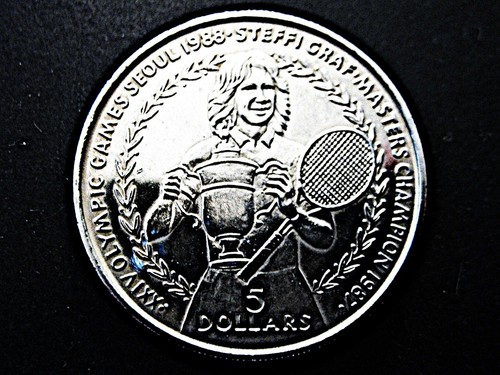 Niue dollars 1988 steffi - 5,