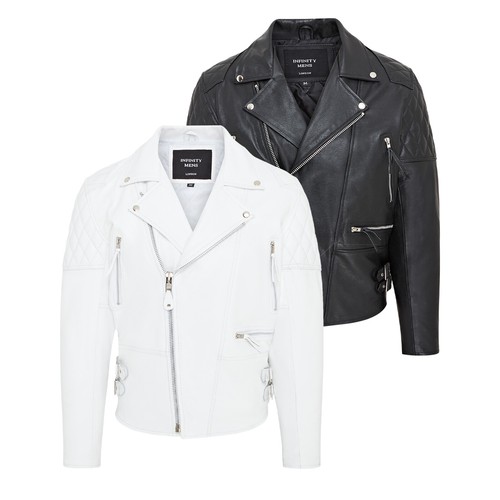 Herren biker lederjacke - herren,