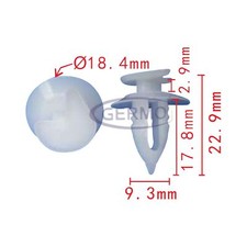 10 x Befestigungs-Clip