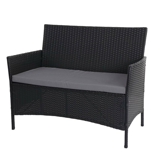 Poly rattan gartenbank halden - poly-rattan,
