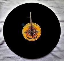 Wanduhr Schallplatte, Glas