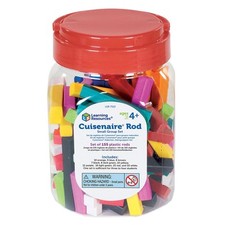 Learning Resources Cuisenaire Ruten Kunststoff Kleingruppe Set 155 Teile Alter 5+