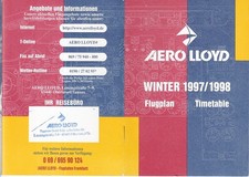 [e61] Flugplan / Timetable -