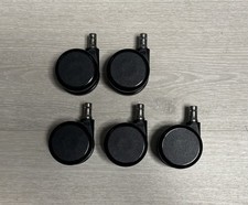 5x Gross Stabil Stuhlrollen Bürostuhl | 65mm Durchmesser | 11mm Stift