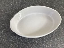 Auflaufform, Keramik, Weiß, 24 cm x 16 cm, Höhe 5,5 cm