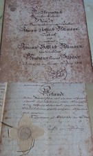 Kaufbrief GRUMBACH & WILSDRUFF