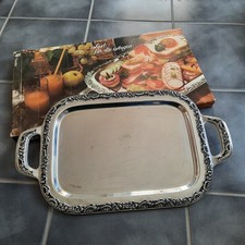 WMF Baroque Servierplatte 7668-608 mit Henkel Tablett