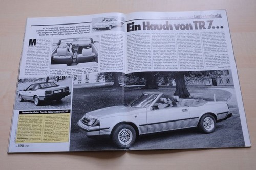 Rallye racing 1983 toyota - 08/1983,