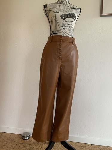 Zara kunstleder hose culotte - zara,