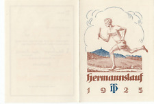 Bielefeld Detmold Hermannslauf 1925 Urkunde Dt. Turnerbund NRW  2412071