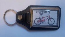 RALEIGH GRIFTER LEDER SCHLÜSSELANHÄNGER BMX Fahrrad Chopper Tomahawk Wellensittich 