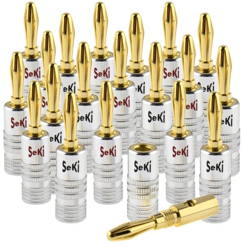 20x seki bananenstecker - 20x, 4mm