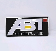 abt Logo Aufkleber Metall