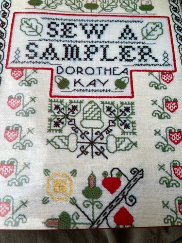 Vintage sew sampler dorothea - vintage,