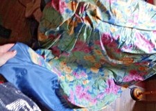 Set englische Luxus Vorhänge Domicil 2 Schals +1 XL Schal 2,50 x 2,45 +1 Halter