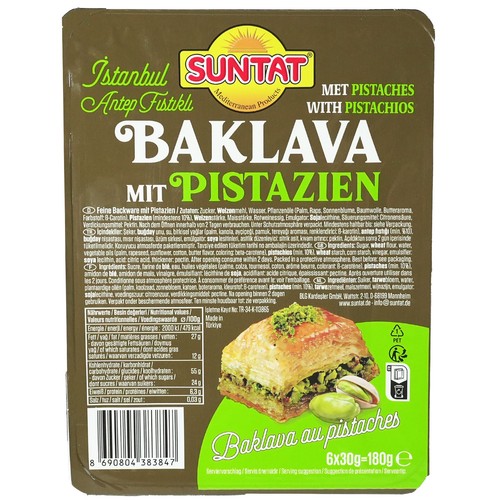 Suntat baklava mit pistazien - suntat,