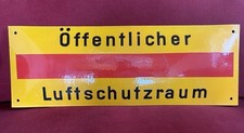 Großes emaillschild - großes,