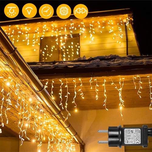 Led lichterkette eisregen - lichterkette,