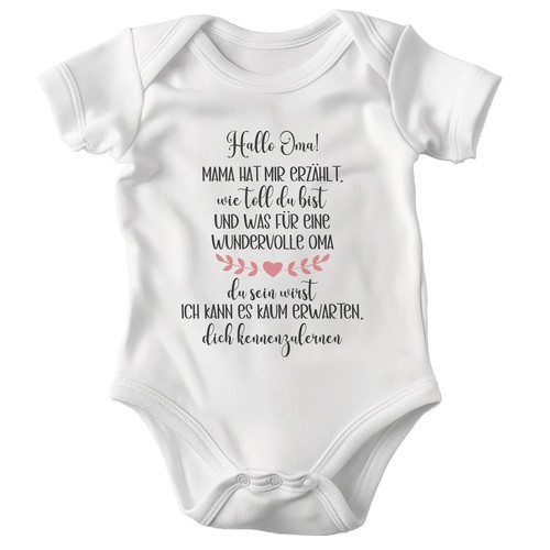 Unisex babybody hallo - unisex,