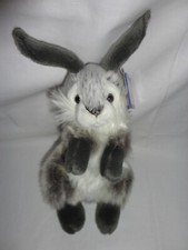 Kuschelwuschel  Kuscheltier Plüschtier Hase in Grau ca. 24 cm.