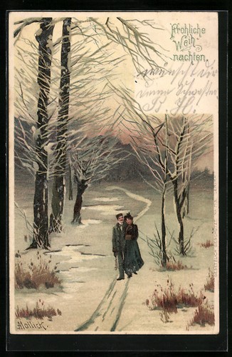 Künstler alfred mailick - künstler-ak,