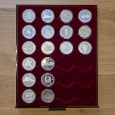 Canada Silber Dollar Sammlung 18 Stück Münzen 1971–1989 Silbermünzen 1$ Kanada