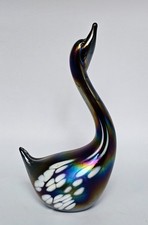 Kunstglas Schwan Skulptur