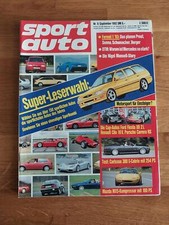 Sport Auto 09/1992 Porsche Carrera RS Cup - Porsche Turbo - Maserati Shamal