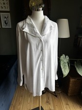 Weiße Vintage Designer Bluse