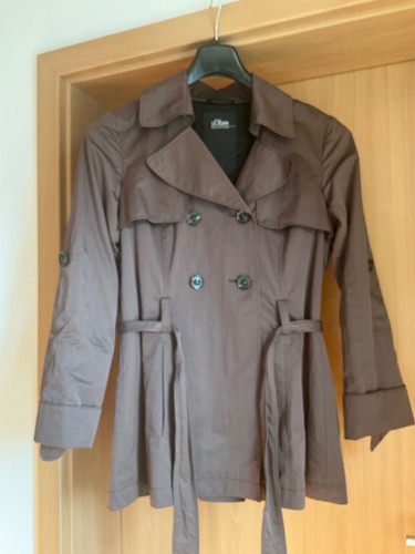 Damen trenchcoat braun s - trenchcoat,, braun,