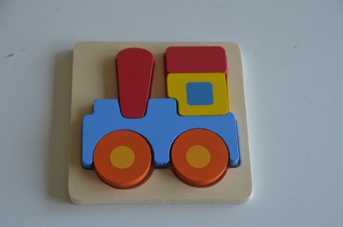 Holz puzzle eisenbahn - /, lok