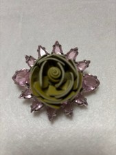 PRADA Haarspange Rose Kristalle ca.  2010 Jahren