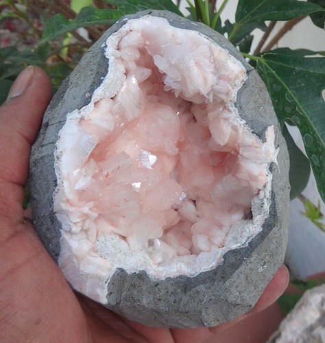 Heulandit chalcedon geode - heulandit,