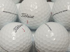 25 TITLEIST PRO V1 X MODELL 2024 GOLFBÄLLE - AAAA - LAKEBALLS OHNE MARKIERUNGEN