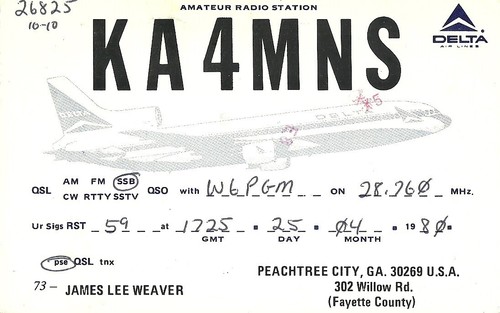 Vintage amateurfunk qsl karte - vintage,