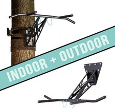 Premium Klimmzugstange und Dip Stange für zuhause an Wand und outdoor im Garten