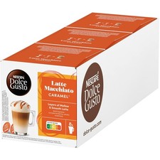 NESCAFÉ Dolce Gusto Latte Macchiato Caramel 3er Pack (3 x 16 Kapseln)