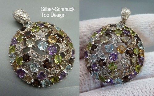 Sk94 vintage blumen anhänger - vintage,