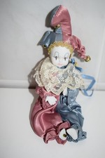 CLOWN Figur Keramik Stoff