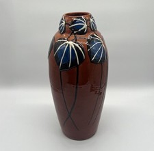 Kunsttöpferei Kandern Keramik Vase Schlickermalerei Max Laeuger Jugendstil Antik