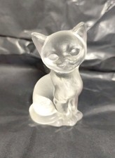 Katzenfigur Aus Glas Deko Katzenskulptur Katzenfiguren