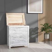 Wäschesammler Weiß