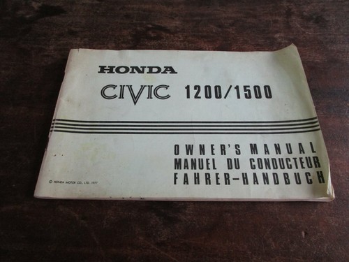 Honda civic 1200 - civic, 1500