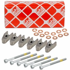 6x febi 29141 Düsenhalter für MERCEDES 6 Zylinder OM613 OM642 OM648 CDI DIESEL