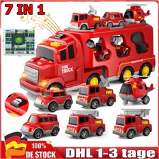Auto Spielzeug ab 2 Jahre Cars Spielzeug für Kinder7 in 1 Baby LKW Spielzeug NEU