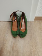Zara keilschuhe grün - keilschuhe, 37