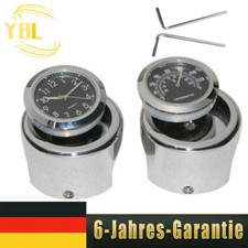 Motorrad Lenker Uhr Fahrradthermometer Wasserdichter für Fahrräder 7/8 -1 Zoll