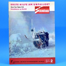 Der Deutsche Straßenverkehr 2 1969 DDR Tatran S 125 Formel 1 Audi 100 Winter G