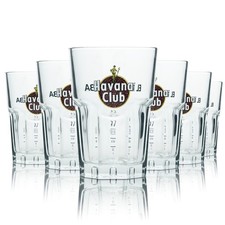 6x Havana Club Rum Glas 34cl